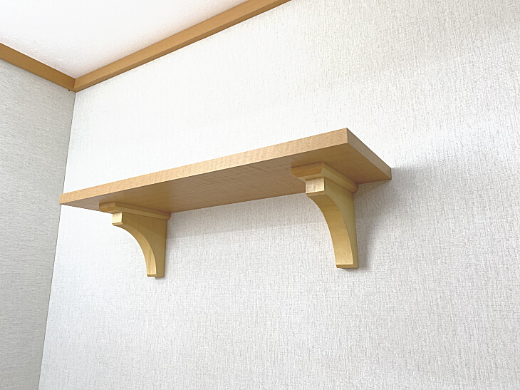 取り付け方法が簡単な神棚の棚板事務所やマンションに最適、幅56cmタイプ！