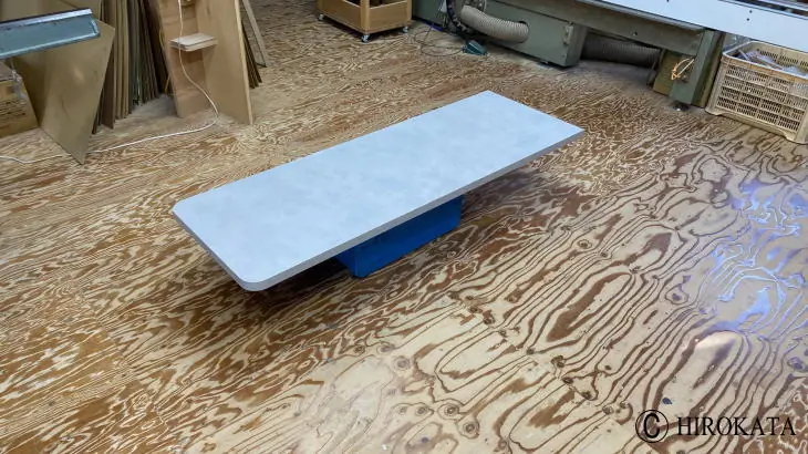 JC-10348Kで作ったカウンターテーブル天板のオーダーメイド