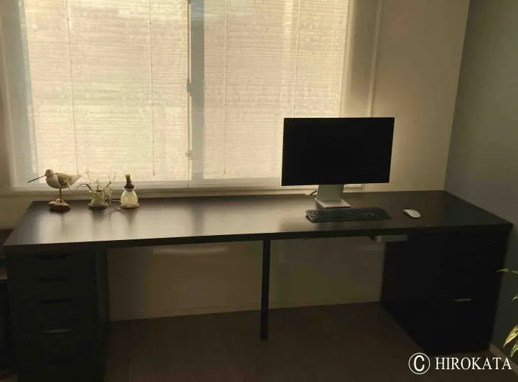 オーダーメイドで製作したパソコンデスク