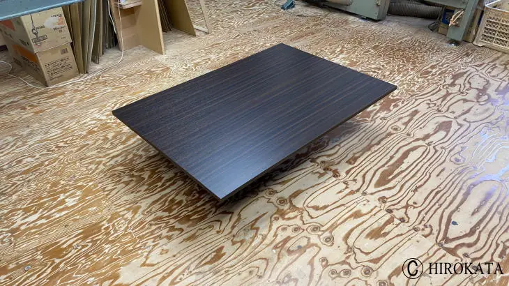 作業デスク用天板のオーダーメイド【アイカメラミン化粧板TJ-573KQ98】