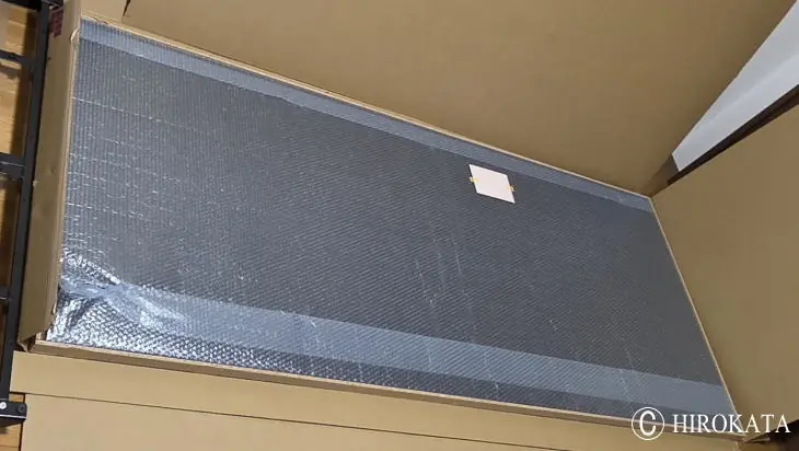 天板オーダーメイドの梱包状況